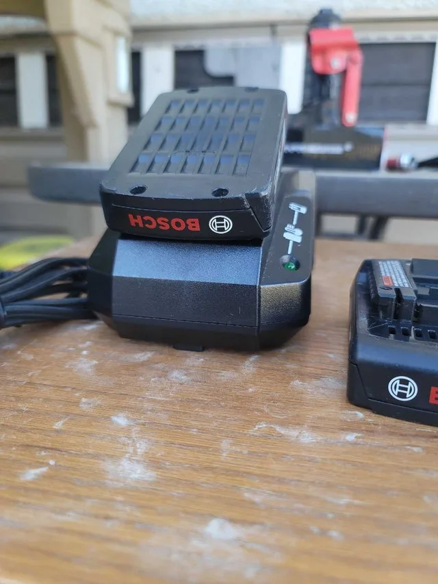 Bosch 18V Battery Charger and Two Batteries