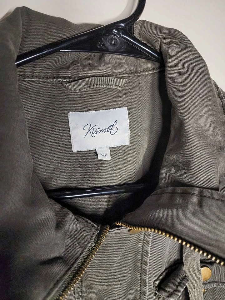 Green Utility Military Jacket – Gorpcore/Cargo – Size Small - photo 5