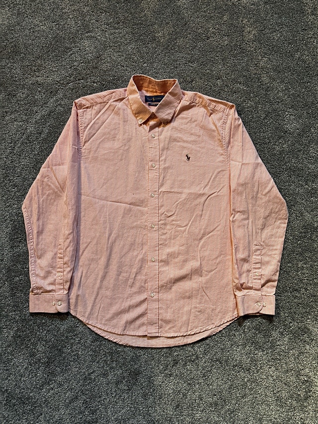 Ralph Lauren 2010s gingham button up shirt size XL