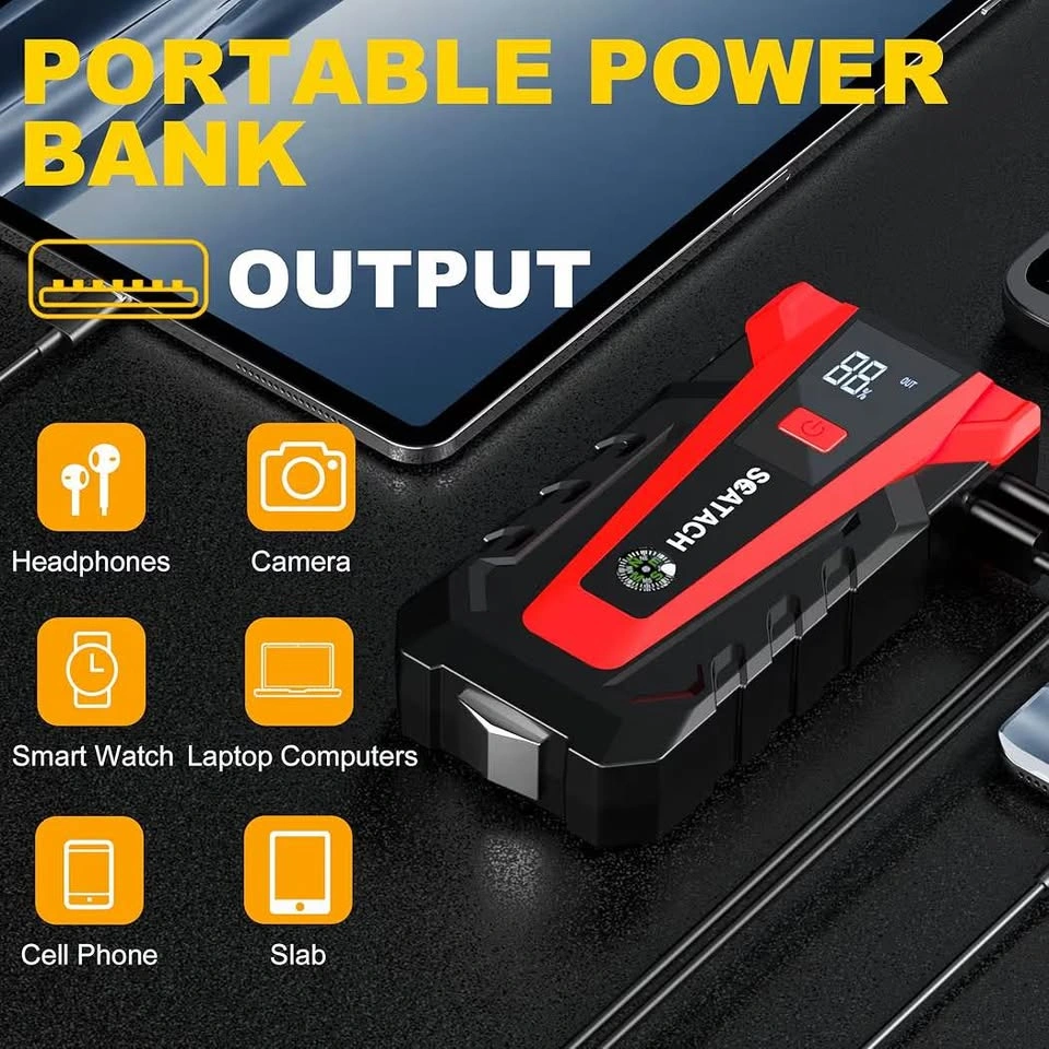 Car Jump Starter (3000A, Gasoline and Diesel Engine) - photo 3