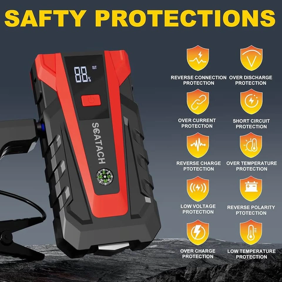 Car Jump Starter (3000A, Gasoline and Diesel Engine) - photo 4