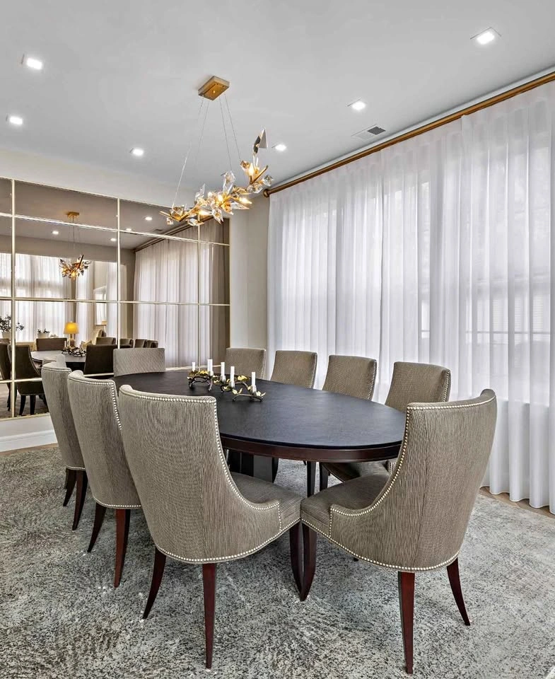 Table and 12 chairs