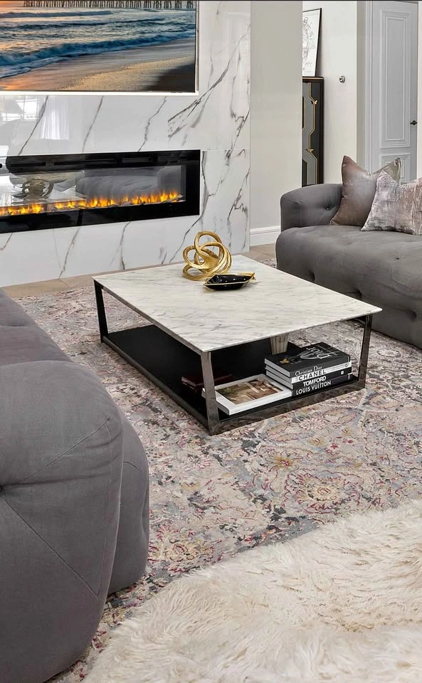 Executive marble coffee table - photo 2
