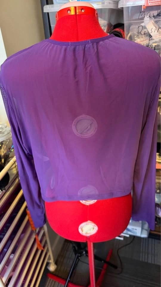 Purple mesh top - XXXL (fits like XXL) - photo 2