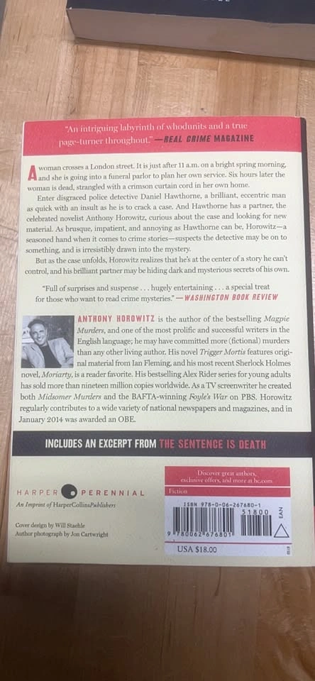 The Word Is Murder by Anthony Horowitz Book - photo 2