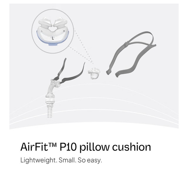 New Sealed ResMed AirFit P10 Pillow - photo 2