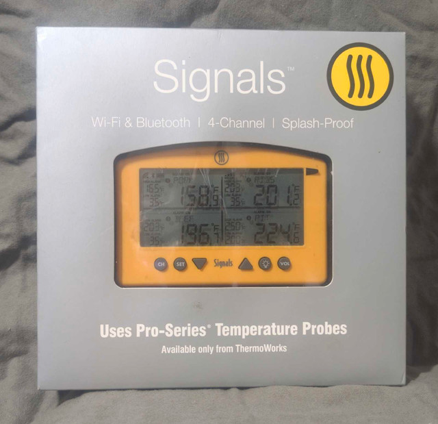 Thermoworks Signals TX1500-YL Wifi/Bluetooth BBQ thermometer