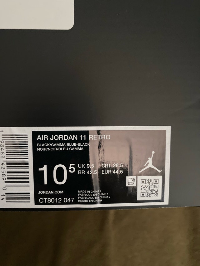 Jordan 11 Retro Gamma Blue - photo 2