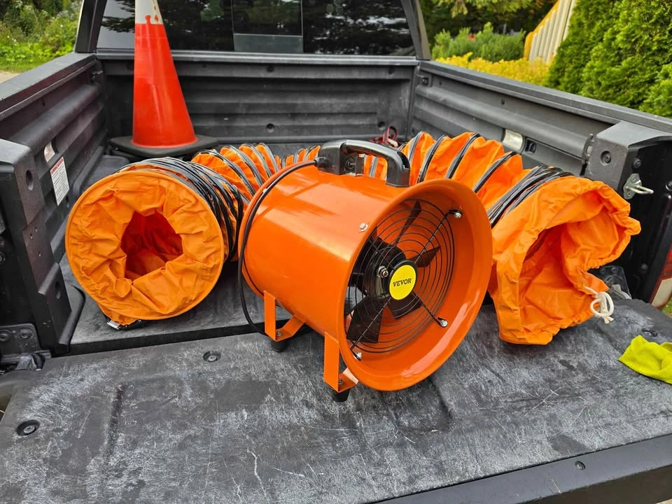 VEVOR CTF300-2 12" Portable Ventilator Fan with Duct