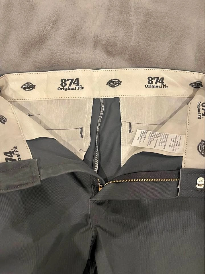 Grey Dickie Pants