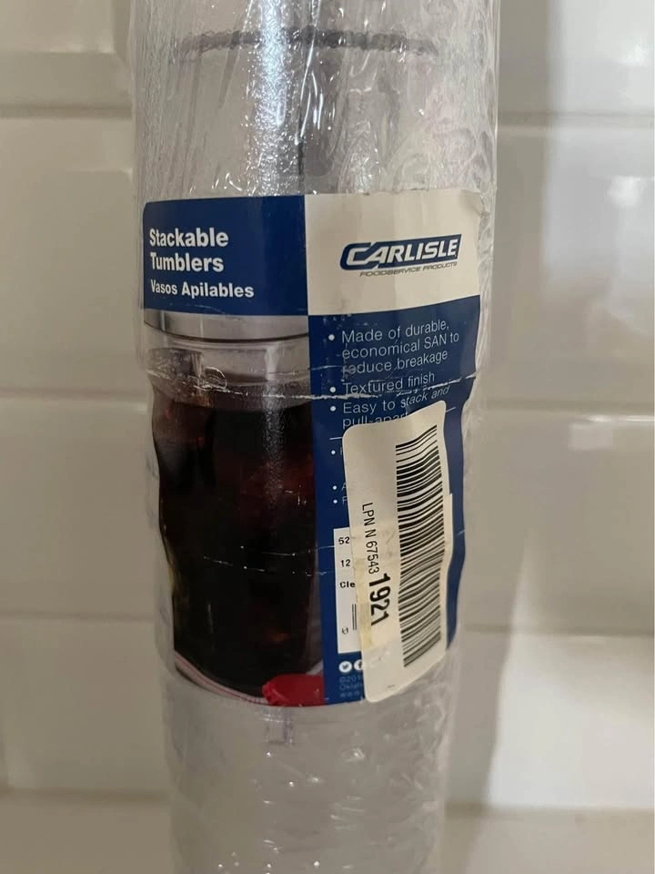 12 oz stackable tumblers, 2 sets of 6 - photo 2