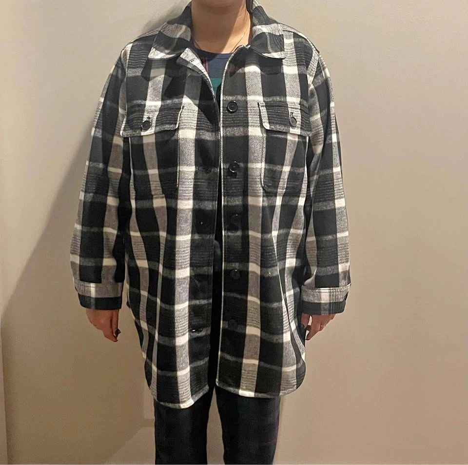 Shacket - Wool Black Plaid