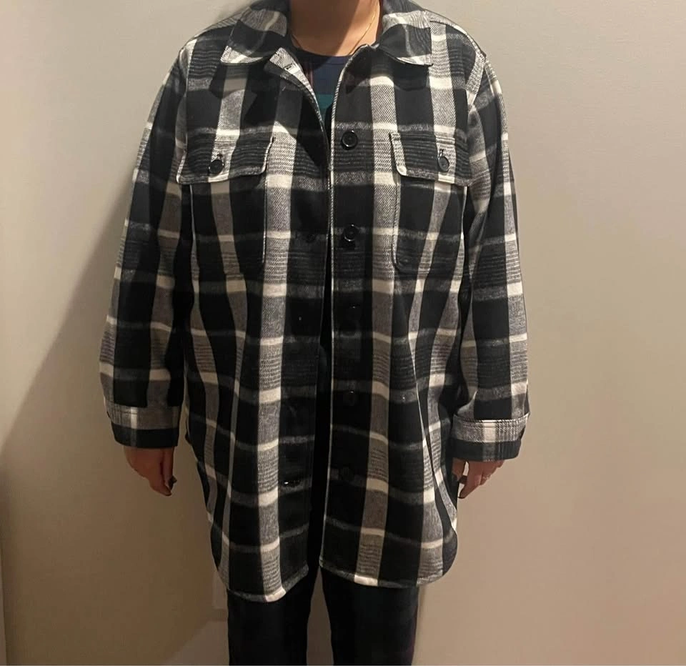 Shacket - Wool Black Plaid - photo 2