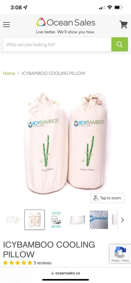 ICYBAMBOO COOLING PILLOW - photo 2
