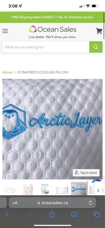 ICYBAMBOO COOLING PILLOW - photo 3
