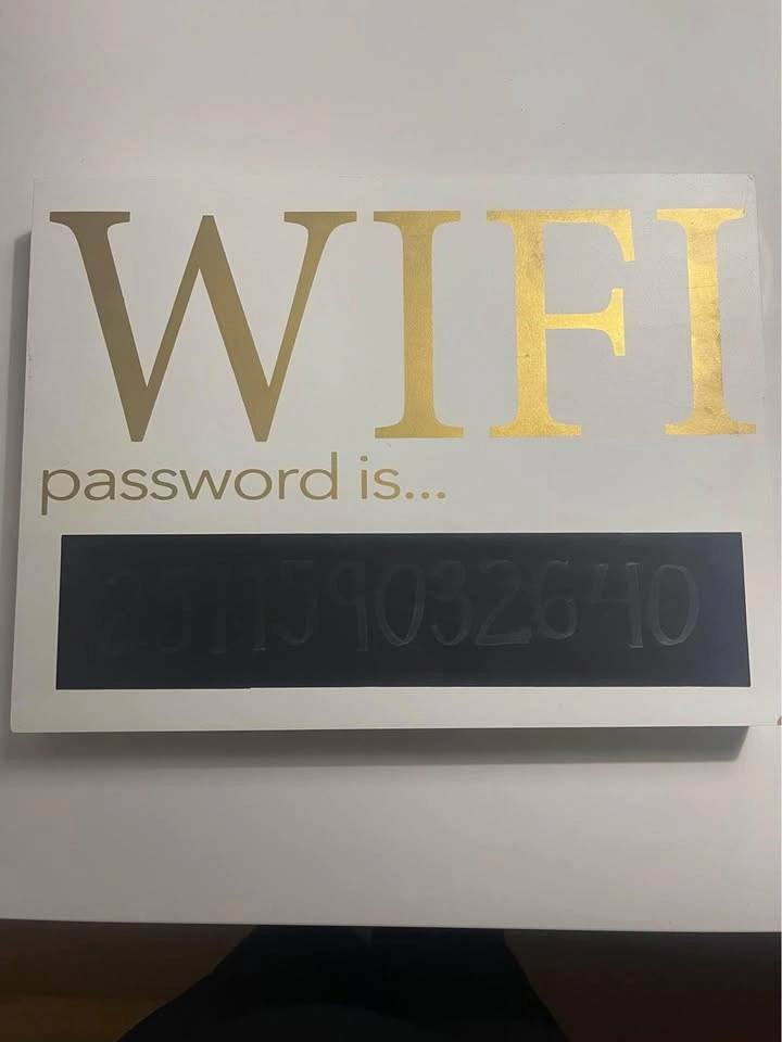 WIFI Decor Sign - photo 3