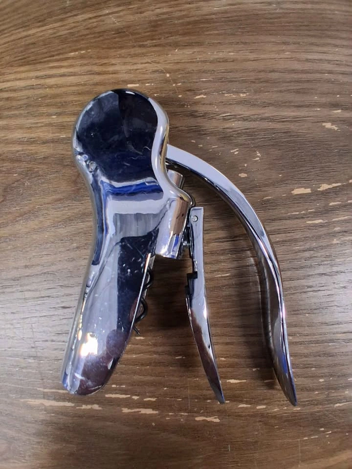 Chrome Rabbit-Style Lever Wine Opener