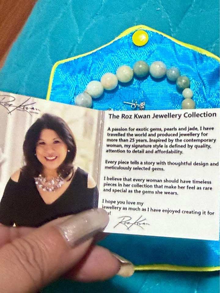 Roz Kwan Jade Jewelry Set - Sterling Silver & MultiColor Jade - photo 3