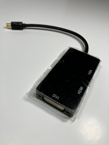 Mini DisplayPort to DVI HDMI VGA 4-in-1 Adapter