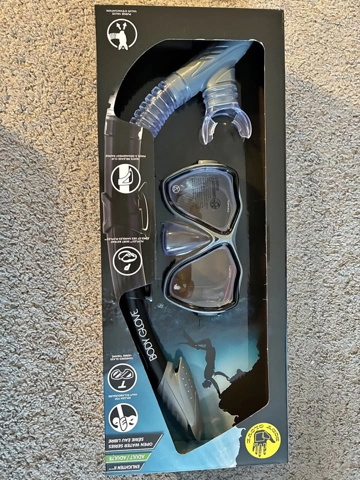 Body Glove Enlighten II Adult Snorkel Set (Mask + Snorkel)