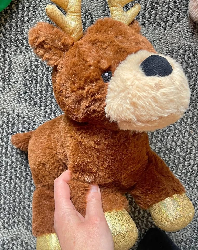 Cute stuffed reindeer