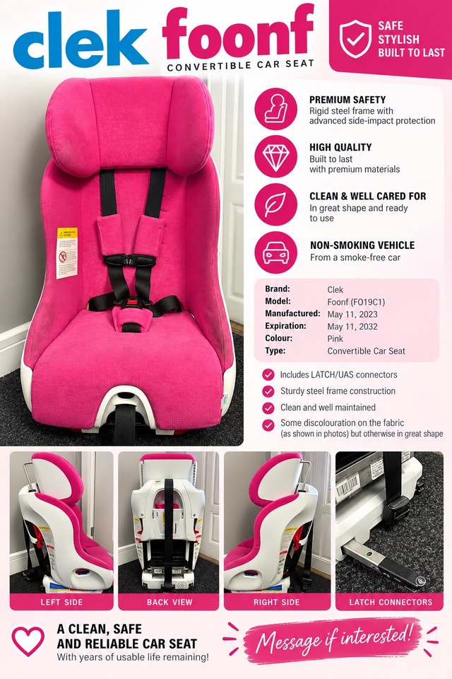 Clek Foonf Convertible Car Seat