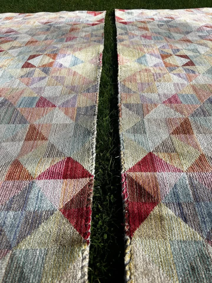 IKEA LAPPLJUNG RUTA Rugs – Set of 2, Multicolor Geometric - photo 2