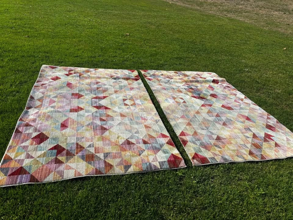 IKEA LAPPLJUNG RUTA Rugs – Set of 2, Multicolor Geometric - photo 4