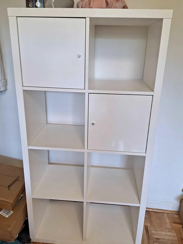 IKEA kallax 8 cube with 2 door drawers thumbnail
