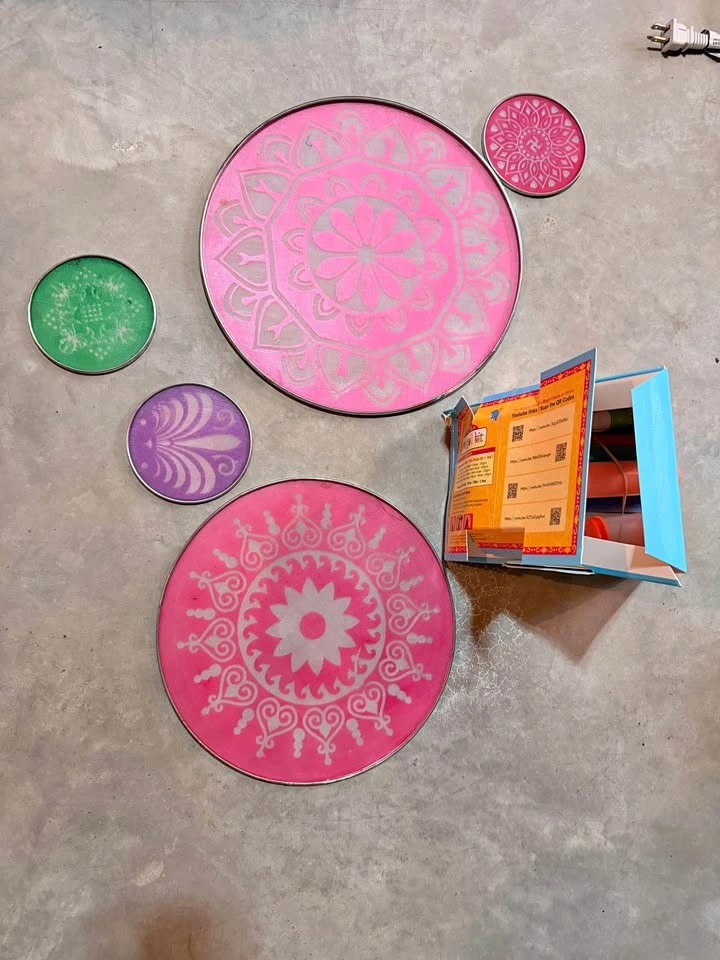 Rangoli Making Kit with Stencils