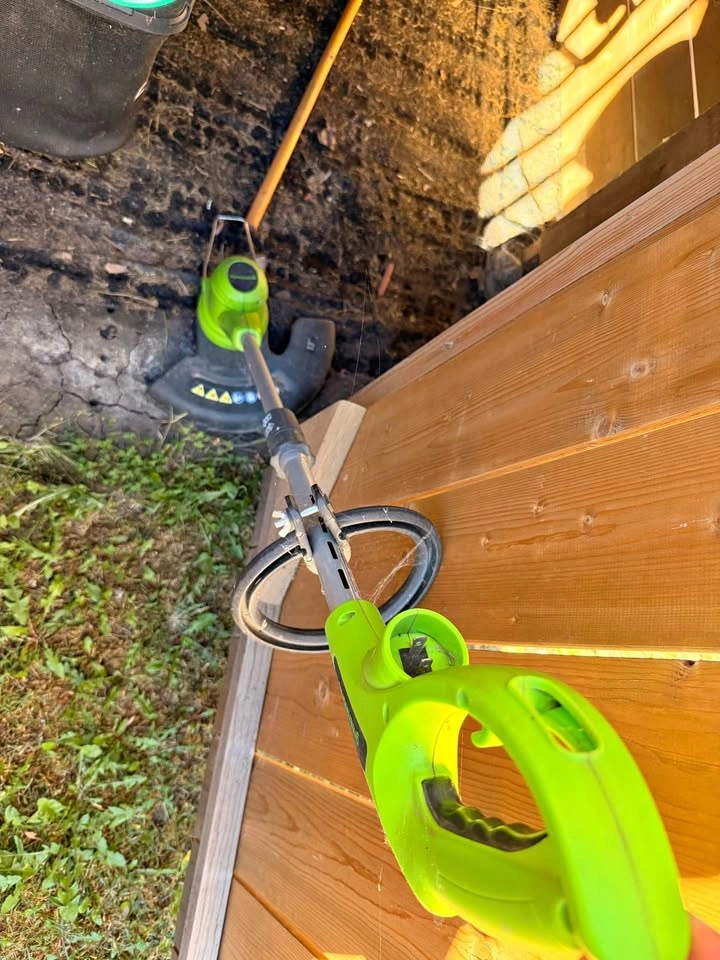 Certified Electric Lawn Mower and Greenworks String Trimmer