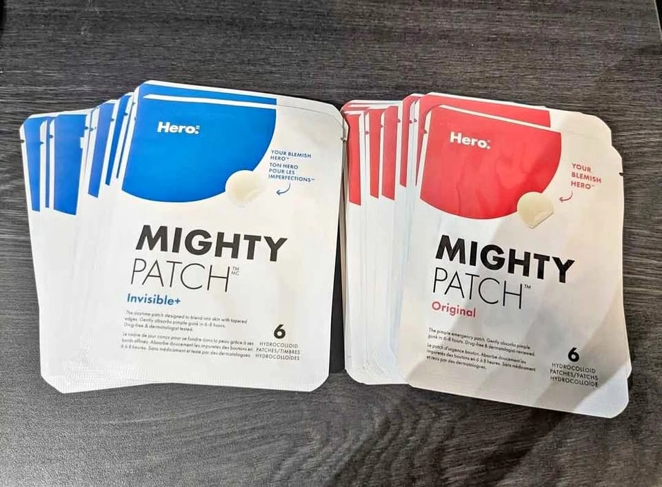 Hero Cosmetics Mighty Patch Invisible+ and Original Pimple Patch