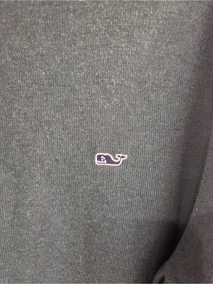 Vineyard Vines Men’s Forest Green Quarter-Zip Sweater large - photo 2