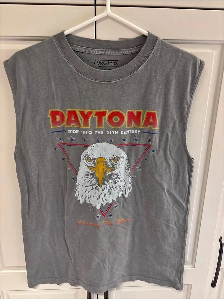 Newton mens Daytona Graphic Muscle Tee - size 2
