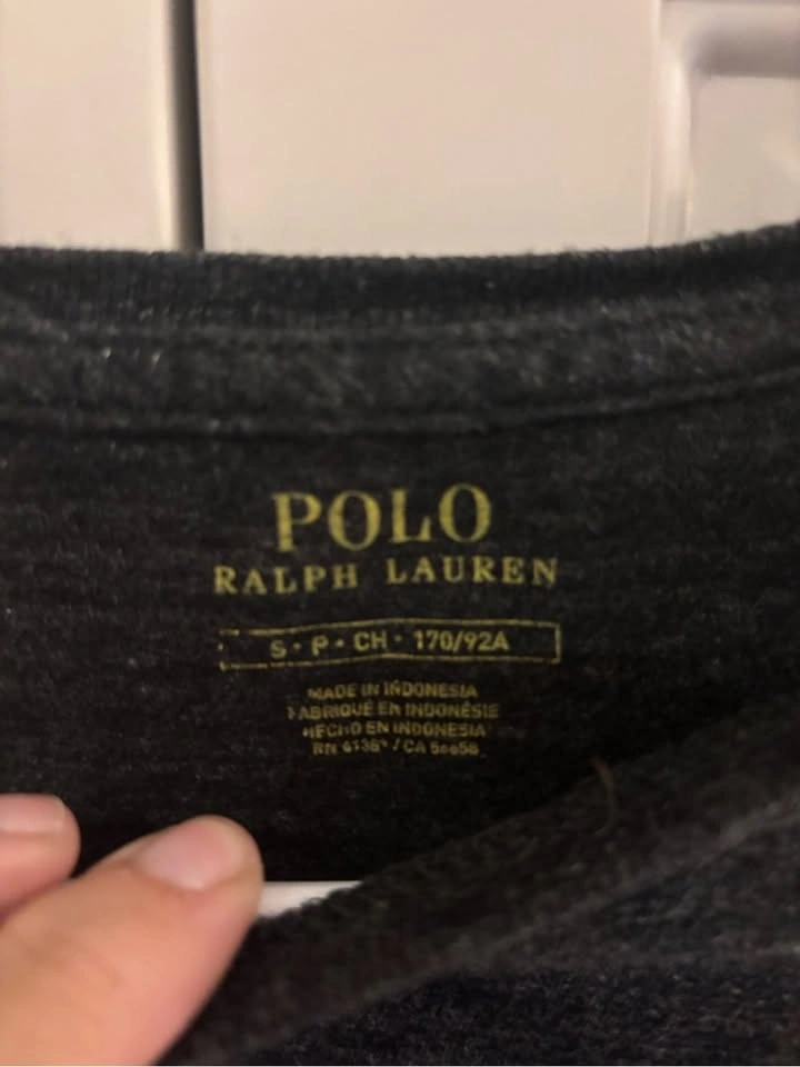 Polo by Ralph Lauren Men's Long-Sleeve Crewneck Shirt - Charcoal - photo 3