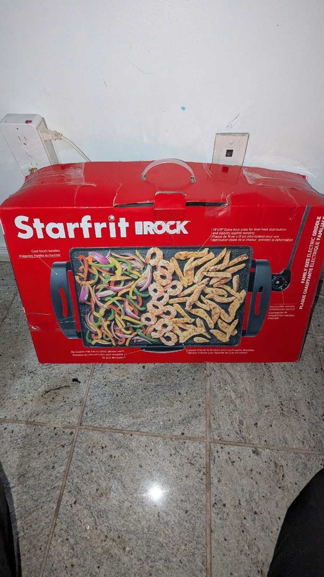 Starfrit The Rock Family Size Electric Griddle