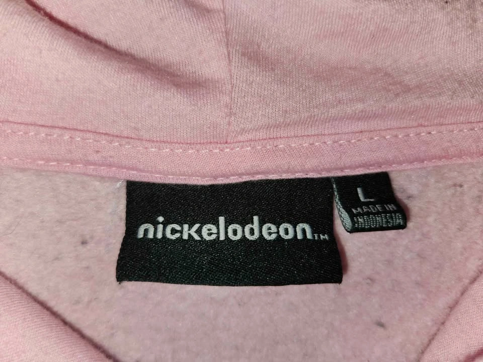 Nickelodeon SpongeBob SquarePants Pink Hoodie Size Large - photo 3