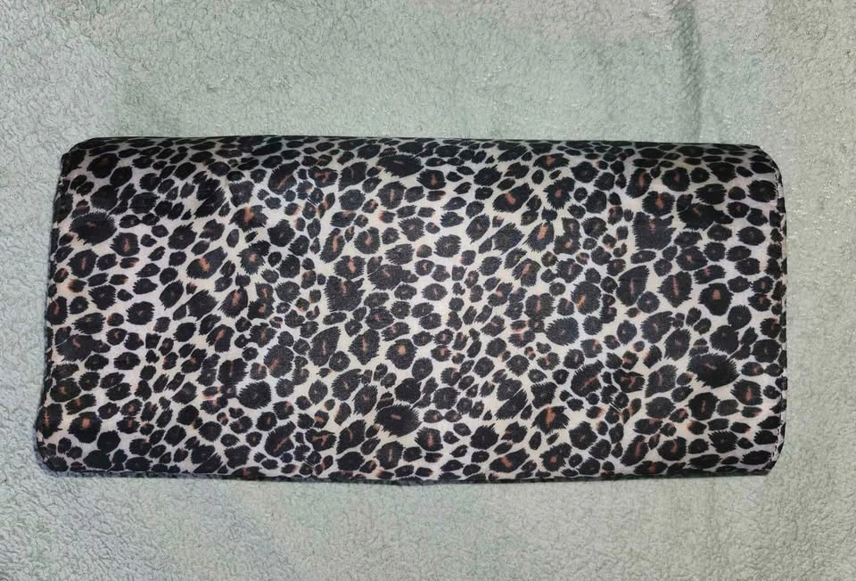 Leopard Print Foldable Rolling Shopping Bag - photo 3