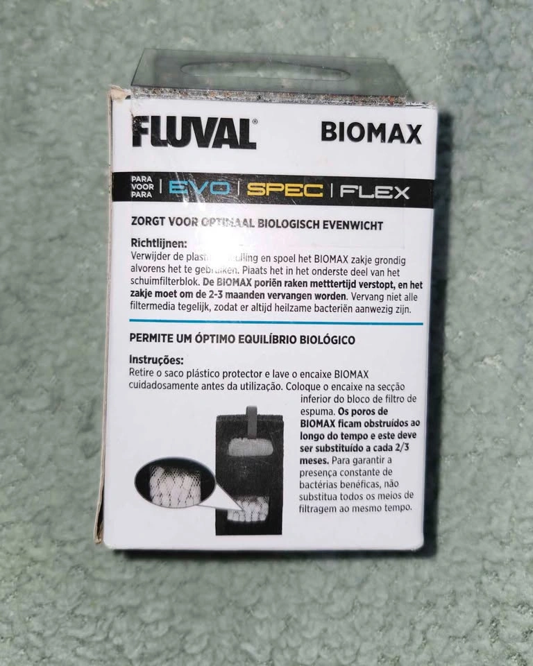 Fluval BIOMAX Filter Media for Evo, Spec, and Flex Aquariums - photo 2