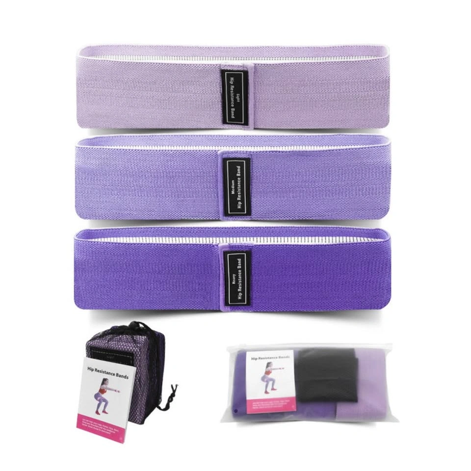 Brand New 3 Pack Fabric Resistance Bands Set with Jump Rope - photo 4