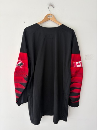 2018 Nike Team Canada Olympic Hockey Black Jersey Size XL - photo 5
