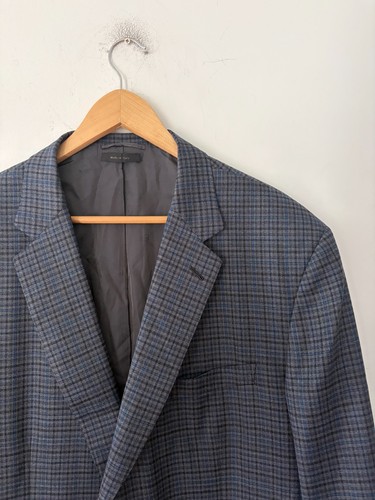 Brioni Mens Wool Plaid Blazer Size 50 - photo 2
