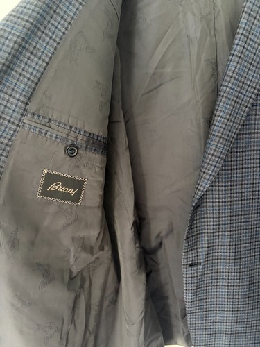 Brioni Mens Wool Plaid Blazer Size 50 - photo 4
