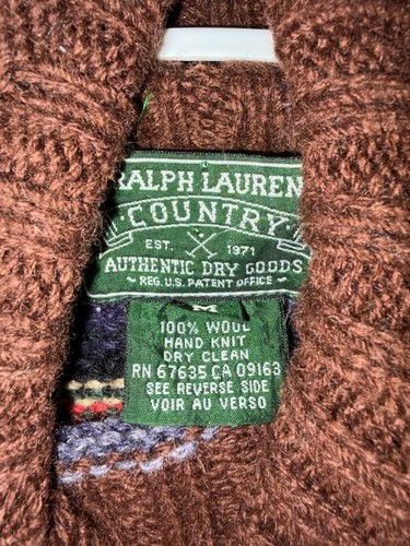 Vintage Polo Country Ralph Lauren Women's Knit Wool Turtleneck S - photo 4