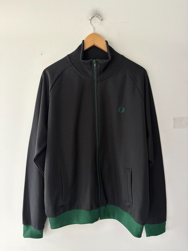 Fred Perry Contrast Trim Full Zip Track Jacket Size XL
