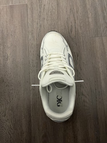 White Dior Reflective B30 Sneakers Size 9 US (42 EU)