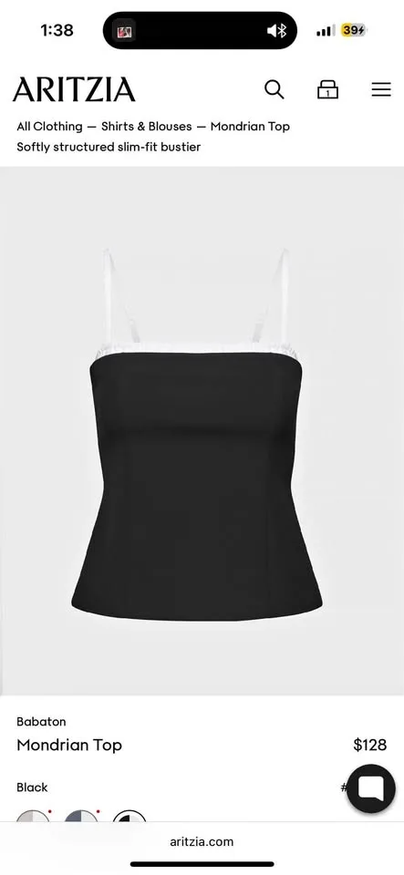 Aritzia Mondrian Top Size 4 NWT thumbnail