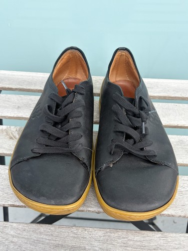 Vivobarefoot Addis Mens Barefoot Black Leather Sneakers Size 43 - photo 3