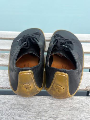 Vivobarefoot Addis Mens Barefoot Black Leather Sneakers Size 43 - photo 4