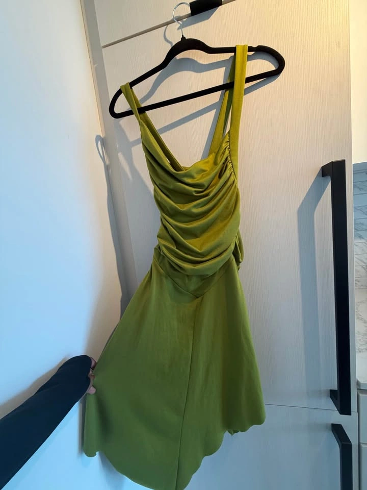 Moss green strappy dress - photo 2